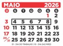 As próximas Sessões Ordinárias serão no Mês de Maio de 2026